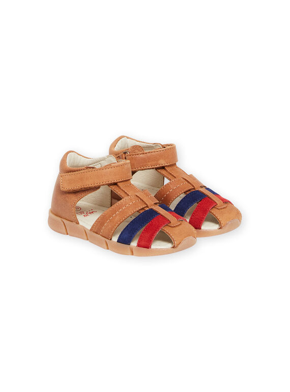 Sandales camel bébé garçon NUSANDBRUNO / 22KK3847D0E804