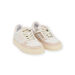 Basket cuir lacet et zip fille