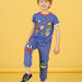 Tee Shirt Manches Courtes Bleu