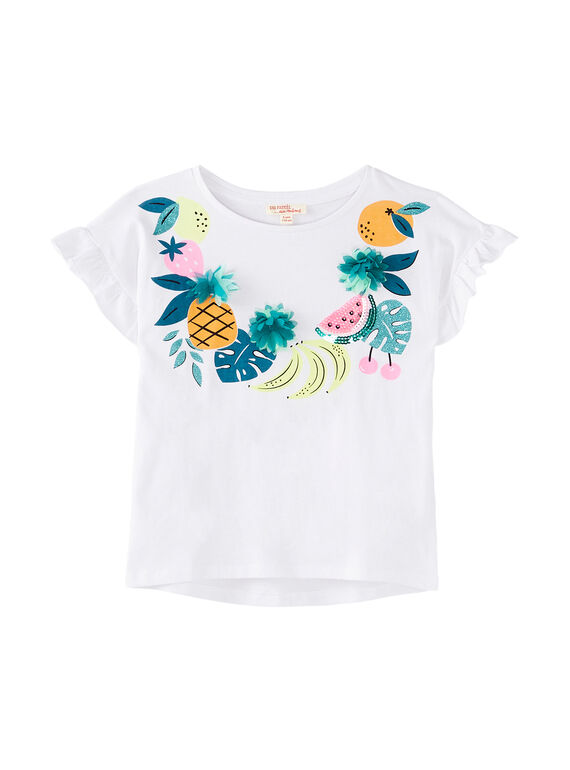 Tee Shirt Manches Courtes Blanc JAQUATI1 / 20S901R1TMC000