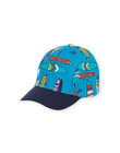 Casquette bleue à imprimé planches de surf enfant garçon NYOJOCAP4 / 22SI02C1CHAC215