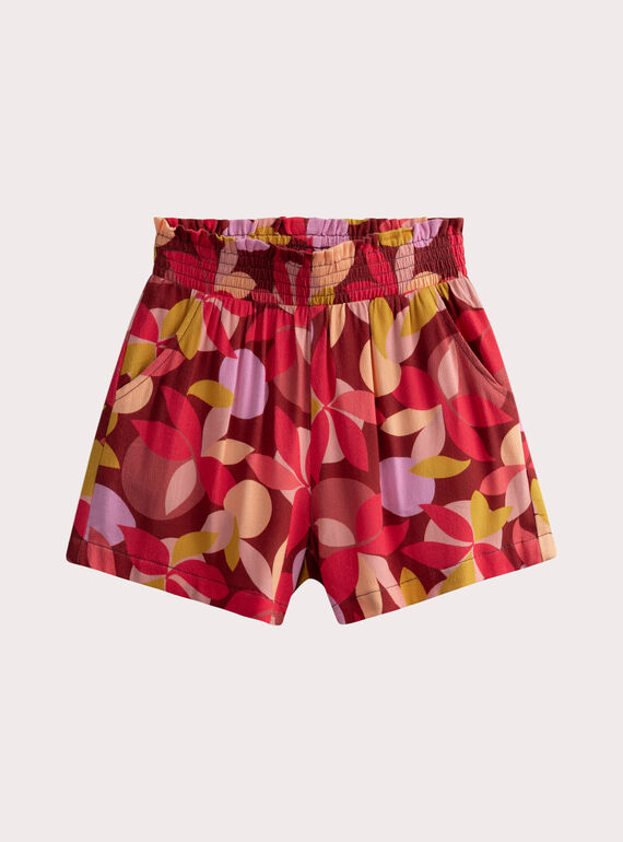Short fluide imprimé floral WAMUMSHORT / 25S901W1SHO816