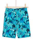 T-shirt et short turquoise à imprimé animaux REGOPYCJUN / 23SH12H3PYJ202