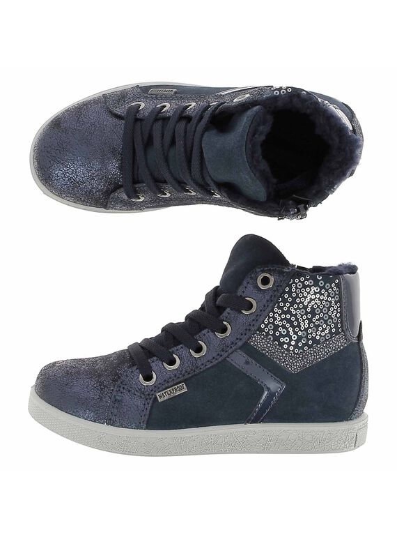 Basket de ville en cuir fille DFBASLIGHT / 18WK35TGD3F070