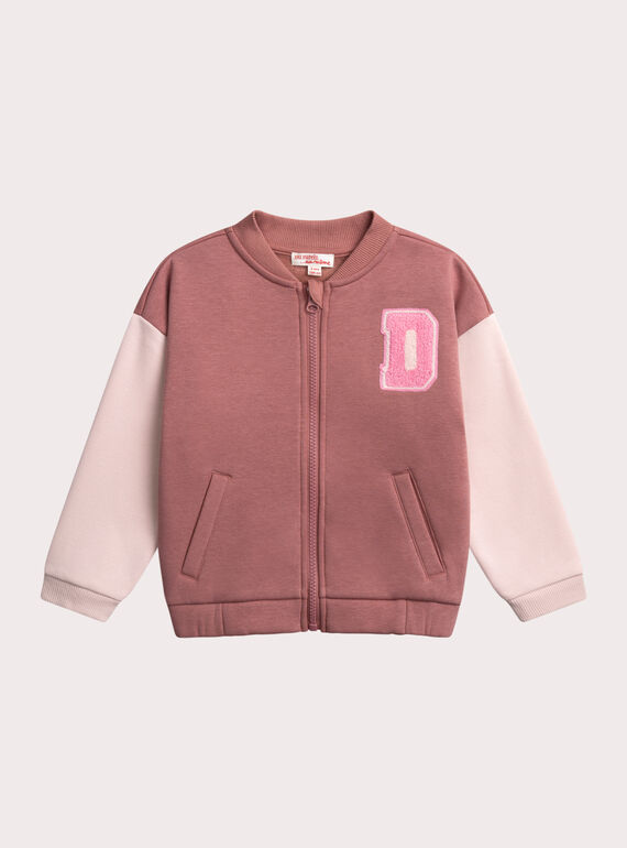 Haut de jogging terracotta et nude XAJOHAUJOG3 / 25W901E4JGHE415