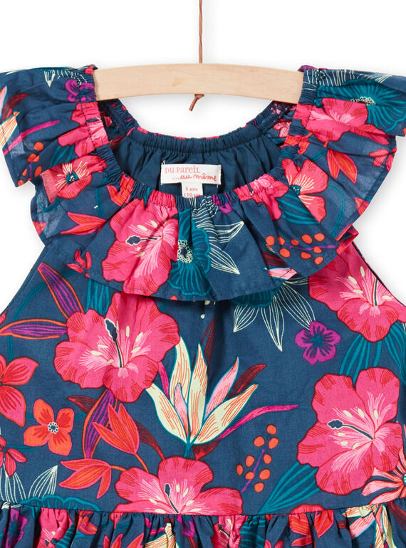 Robe sans manche, imprimé fleurs hawaiennes LABONROB1 / 21S901W1ROB716
