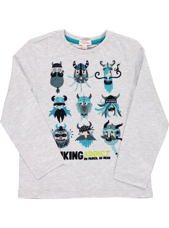 Tee-shirt vikings garçon DOGITEE3 / 18W902N3TMLJ906