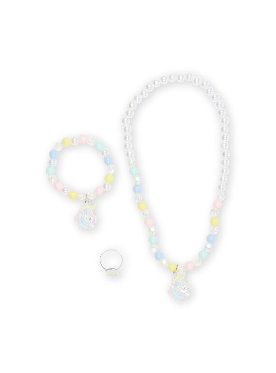 Collier, bracelet et bague en perles RYAJOCOU1 / 23SI01B1CLIP275