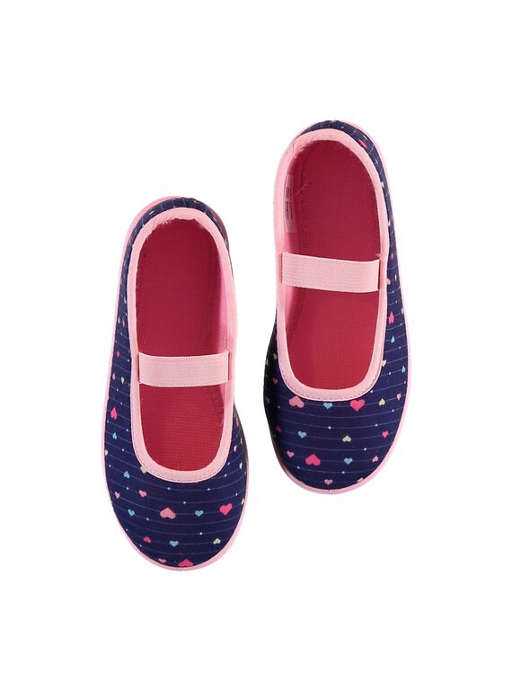Ballerines Bleu marine LFBALCOEUR / 21KK3513D07070