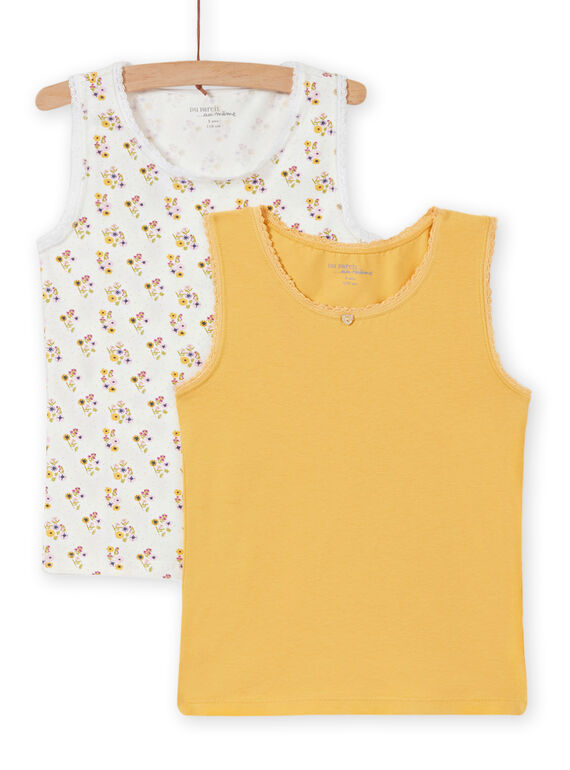 Lot de 2 débardeurs assortis enfant fille MEFADESAU / 21WH11C1HLI001