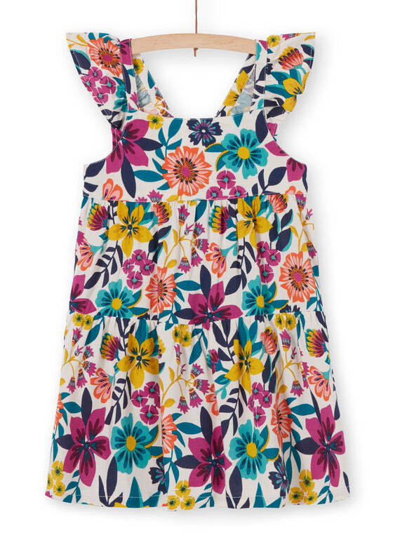 Robe à fines bretelles volantées, imprimé floral LAMUMROB3 / 21S901Z1ROB009