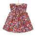 Robe indigo à imprimé fleuri
