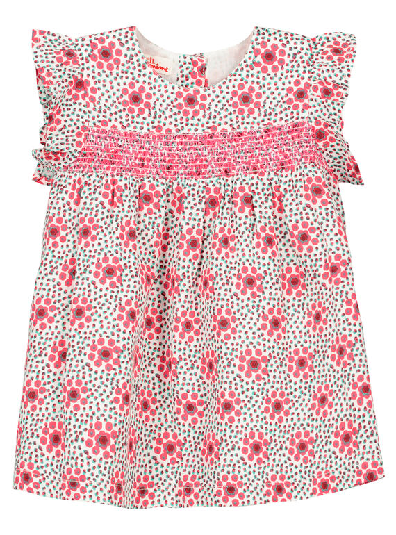 Robe smockée bébé fille FICAROB5 / 19SG09D5ROB000