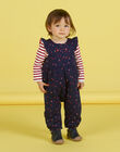 Combinaison réversible imprimé cœurs et rayures bébé fille MIMIXCOMB / 21WG09J1CBL070