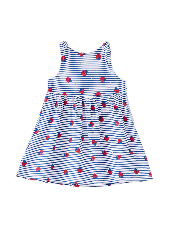 Robe de plage imprimée bébé fille JIPLAROB1 / 20SG09X1ROB000