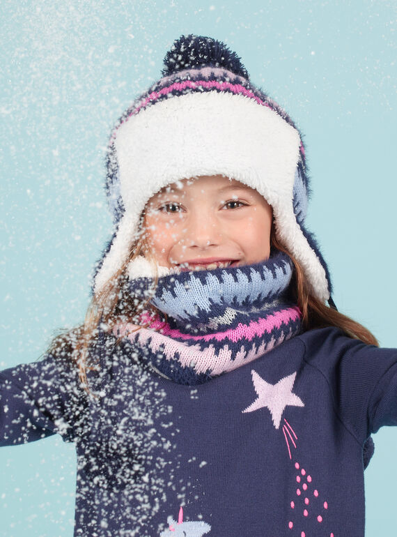 Snood Bleu marine MYAPLASNOO / 21WI0162SNOC202