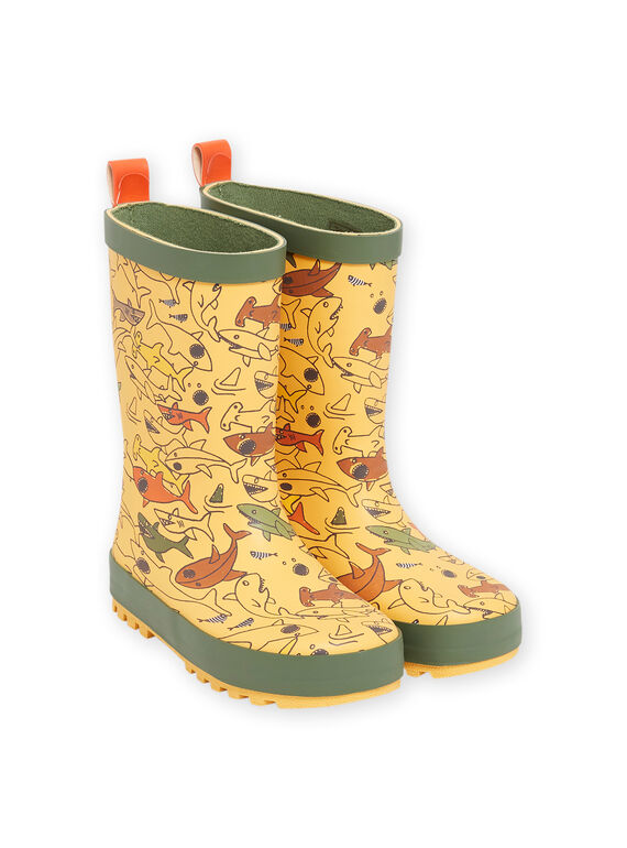 Bottes de pluie fantaisie motif requin enfant garçon NOPLUISHARK / 22KK3661D0C400