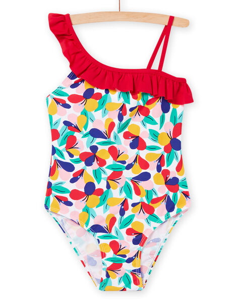 Maillot de bain blanc enfant fille NYAMER1 / 22SI01L7MAI000