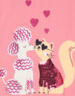T-shirt rose vintage à manches longues RADAYTEE1 / 23S901M2TMLD332