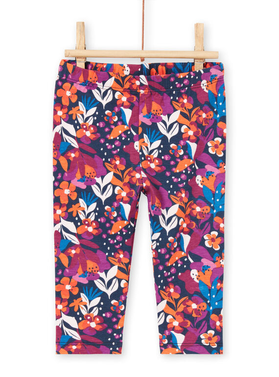 Legging imprimé fleuri coloré bébé fille MYIPALEG1 / 21WI09H2CALD319