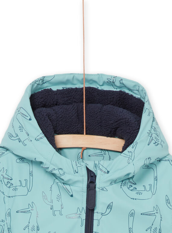 Manteau à capuche à imprimé renard POGROIMP2 / 22W902F2D59C219