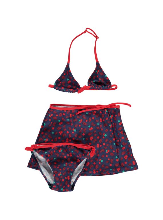 Maillot de bain trois pièces fille CYABIK2 / 18SI0182MAI099