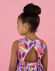 Robe lavande à imprimé fleuri RANEOROB1 / 23S901O4ROB326