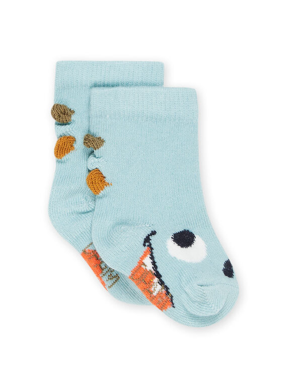 Chaussettes à motif dinosaure et découpes écailles RYUMAGCHO1 / 23SI1073SOQC242