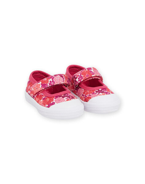 Salomés roses à imprimé fleuri bébé fille NITOILAOP / 22KK3791D17030