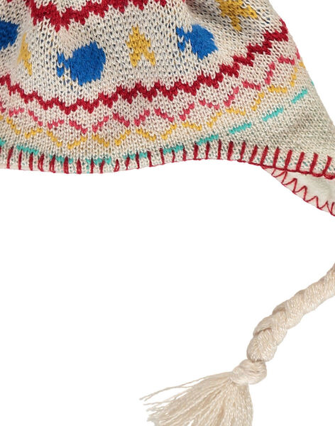Bonnet péruvien bébé mixte en laine mélangée