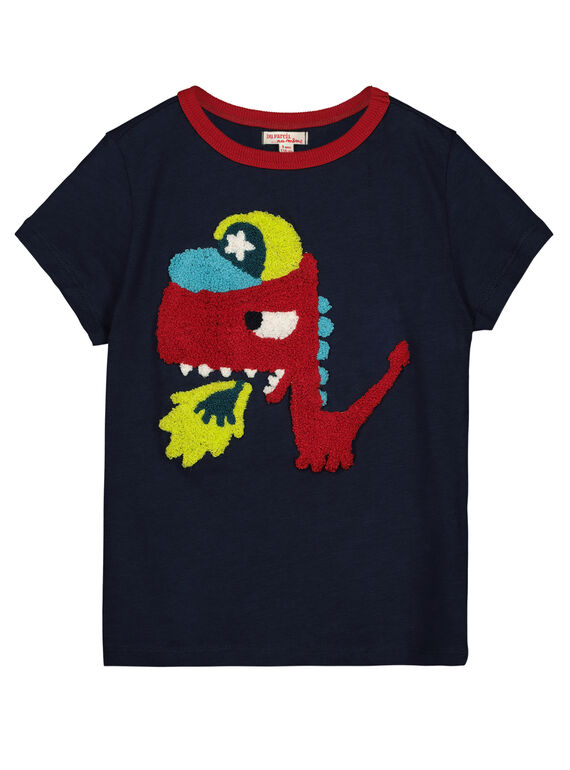 Tee Shirt Manches Courtes Marine Petit Dragon GOVETI1 / 19W90222TMC705