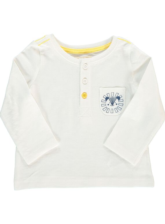 Tee-shirt manches longues bébé garçon CUJOTUN6B / 18SG10R9TML000