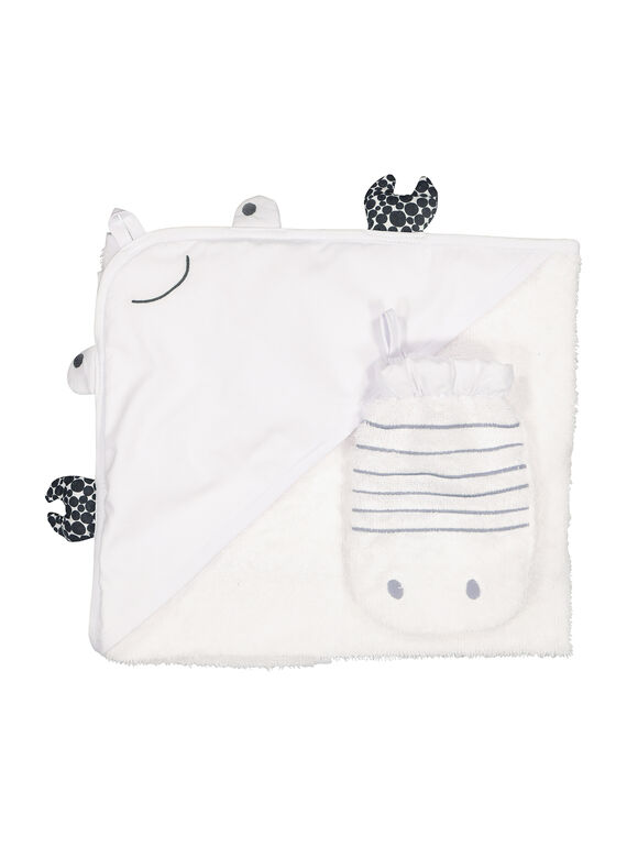 Cape de bain et gant bébé mixte FOU1POIN / 19SF4211POI000