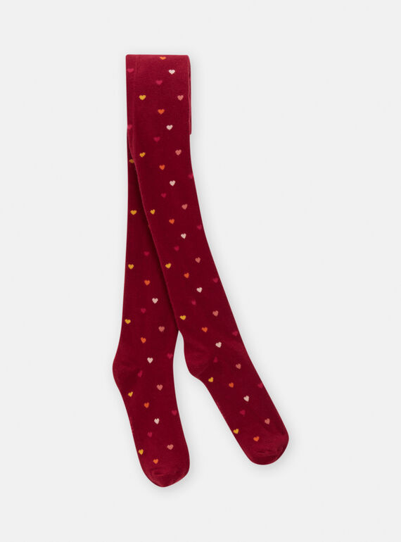 Collant coeur chaussette