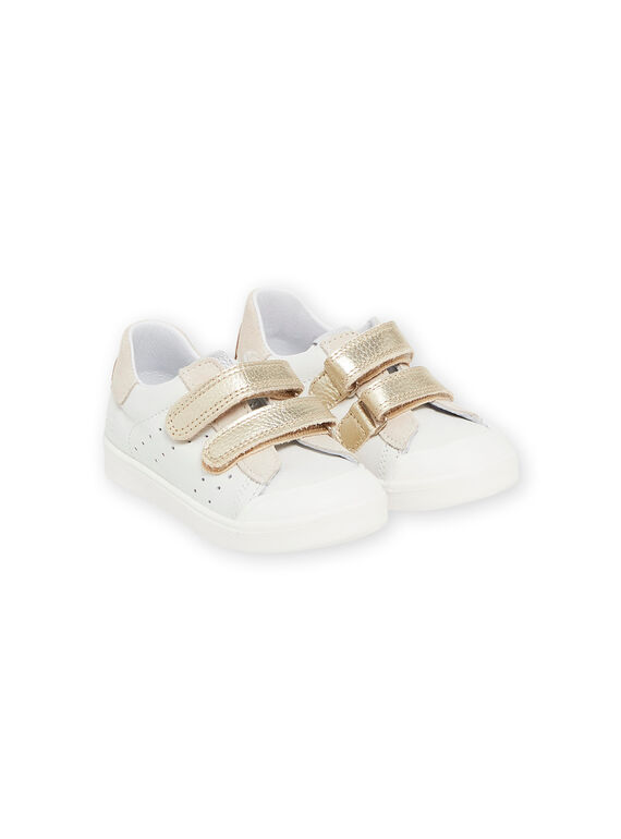 Baskets blanches en cuir RIBASRENATA / 23KK3722D3F000