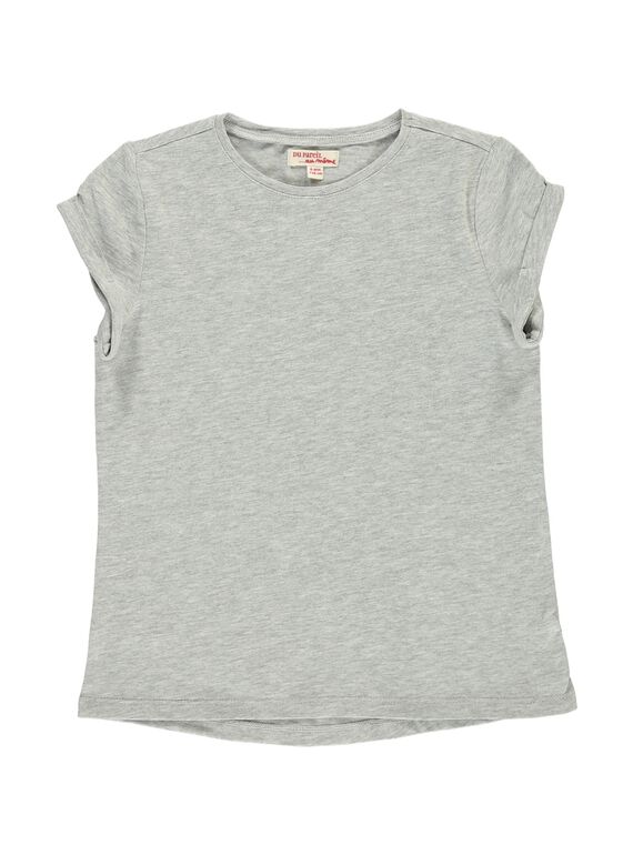 Tee-shirt manches courtes fille CAJOTIU5 / 18S901RAD31943