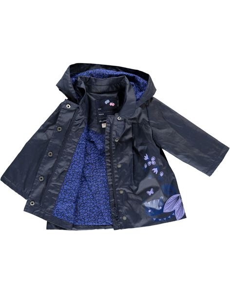 Parka A Capuche Bebe Fille Manteau Blouson Pilote Bebe Dpam