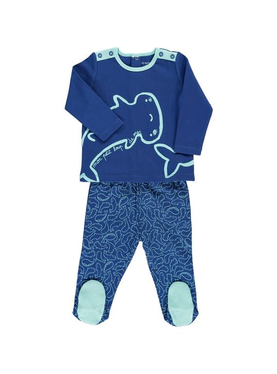 Pyjama en coton bébé garçon CEGUPYJMER / 18SH1451PYJ217