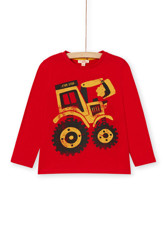 Tee Shirt Manches Longues Rouge LOJOTEE3 / 21S90232TML050