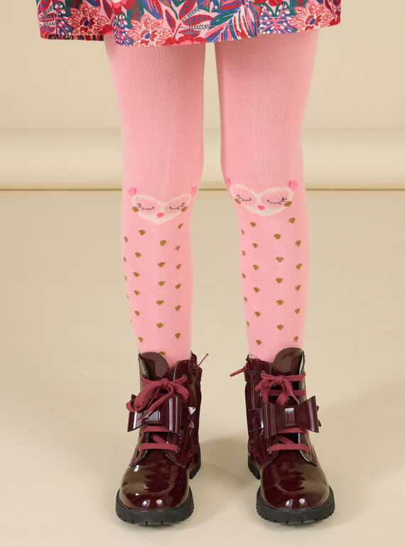 Collant à motifs coeur et pois PYAPRACOL2 / 22WI01S2COLD324