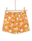 Short jaune maïs enfant fille NABASHORT / 22S90111SHOB107
