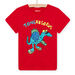 T-shirt rouge à motif dinosaure enfant garçon