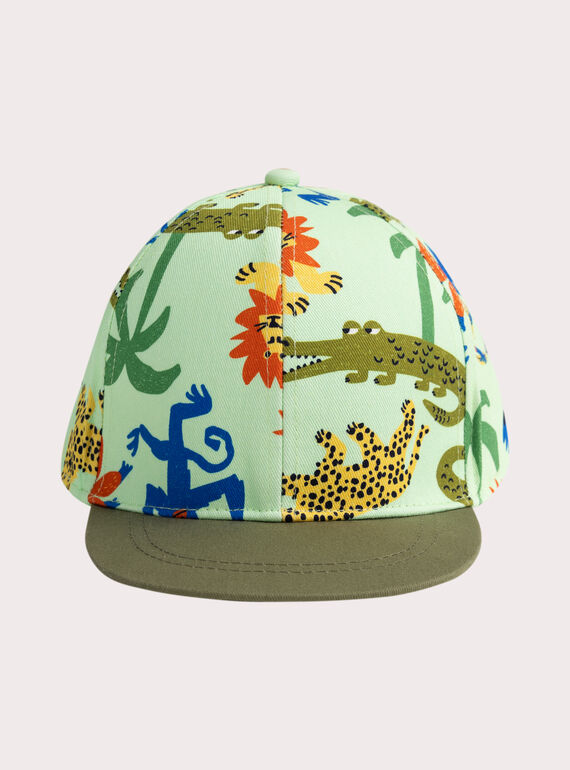 Casquette imprimé savane pour garçon WYOJOCAP4 / 25SI02H3CHA602