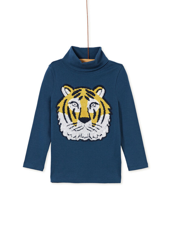 Sous-pull bleu à sequin enfant garçon KOSASOUP / 20W902O1SPLC202