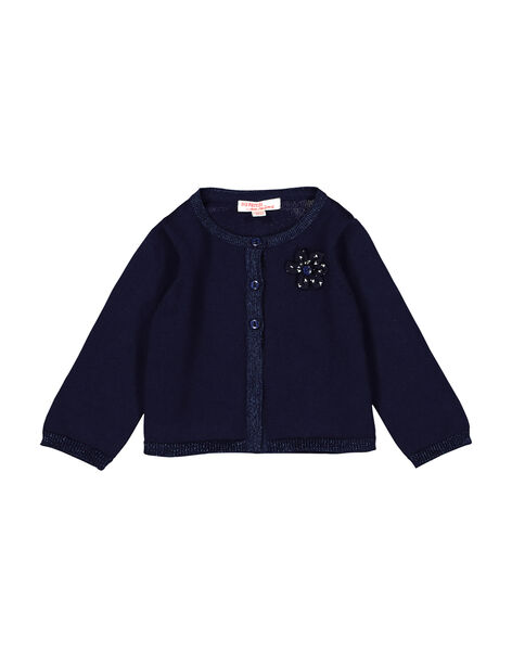 Gilet Bleu Marine Bebe Fille Spring Days Bebe Dpam