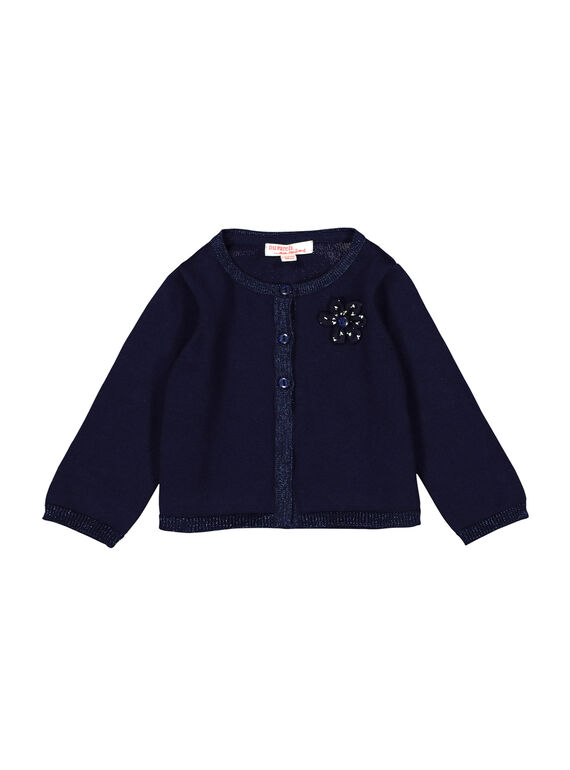 gilet bleu marine bebe