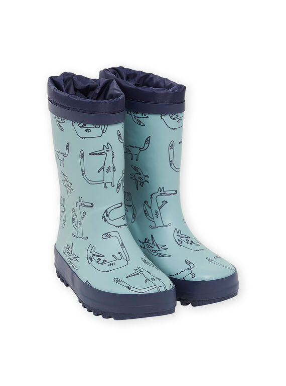 Bottes de pluie à imprimé renard POPLUIFOX / 22XK3611D0CC218
