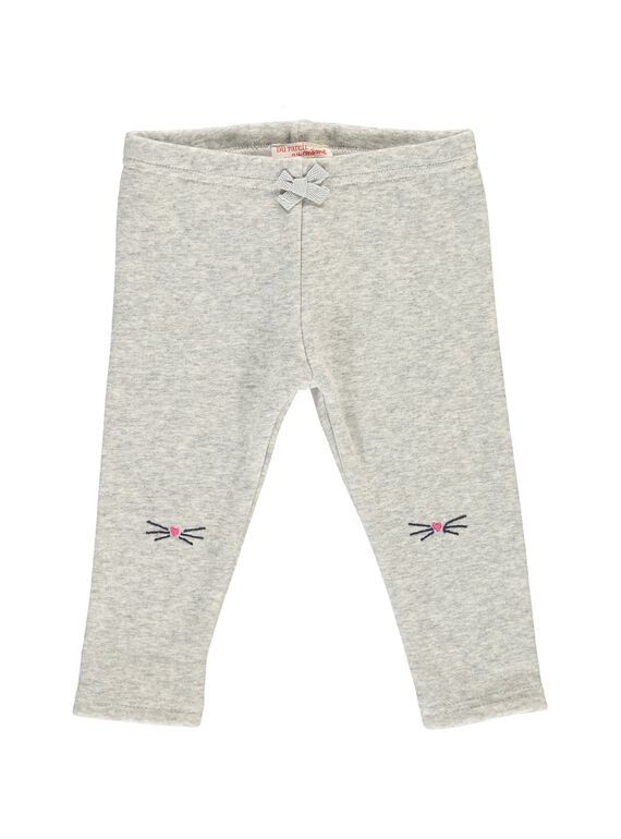 Legging en molleton bébé fille DIJOPAN4 / 18WG0934PAN943