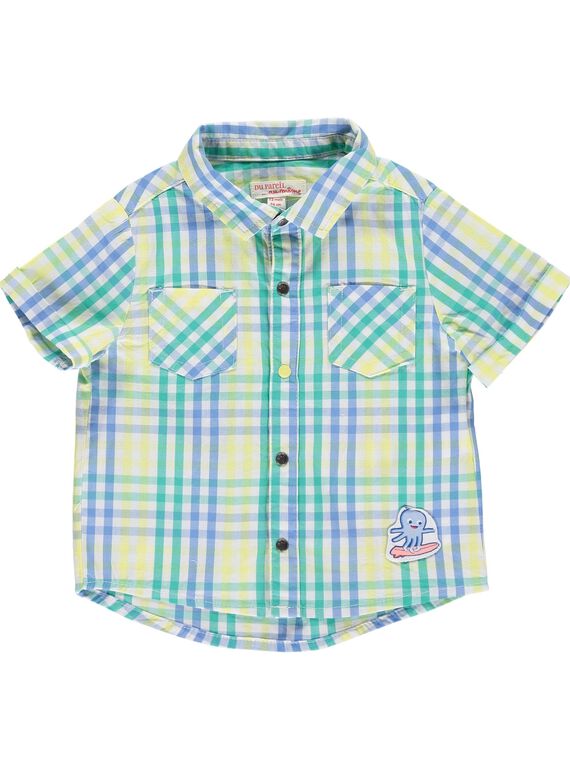 Chemise à carreaux bébé garçon CUBUCHEM / 18SG10K1CHM099