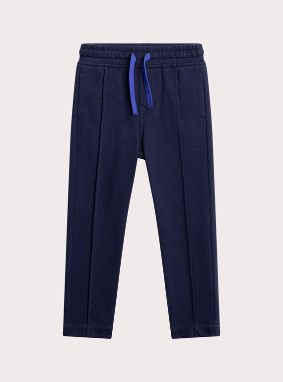 Pantalon bleu foncé  garçon XOBLUPAN2 / 25W902N2PAN705